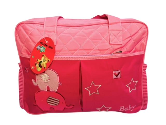 BABY BAG 0 PINK ELEPHANT