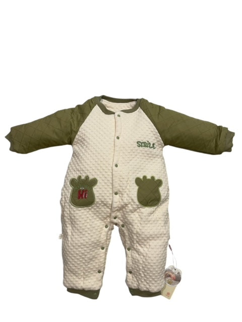 ROMPER 0LIVE GREEN